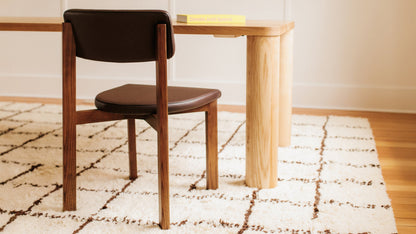 Frame Dining Chair, Walnut, Cocoa