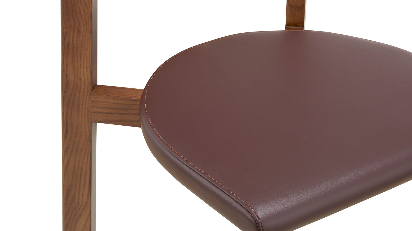 Frame Dining Chair, Walnut, Cocoa