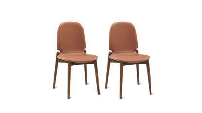 Dine In Dining Chair (Set Of Two), Walnut/Pecan