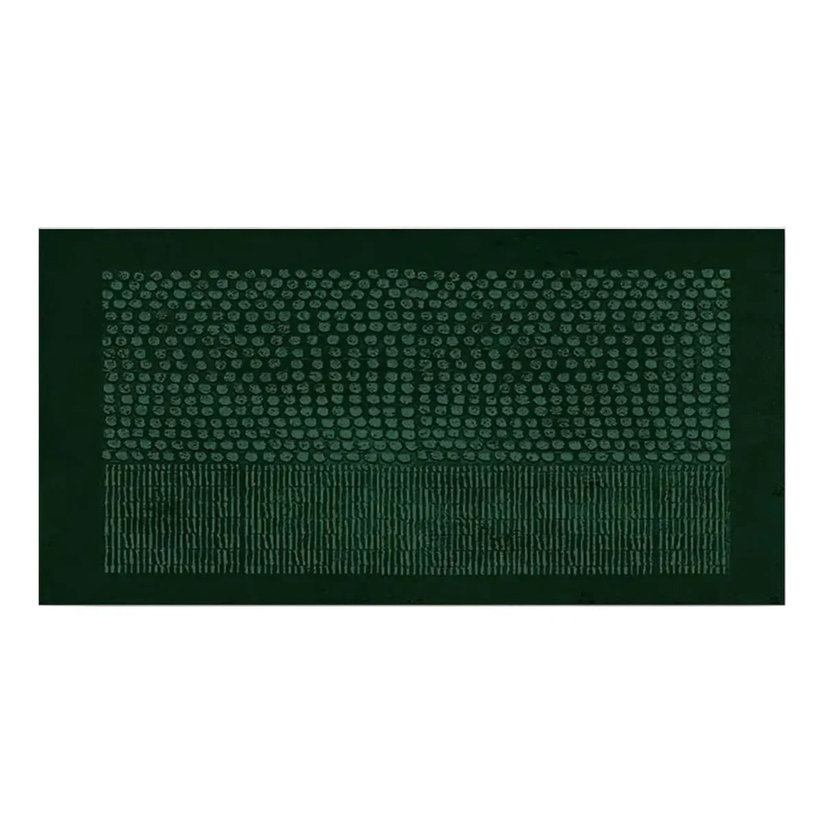 Wabi Sabi Geometric Wall Art / Dark Green