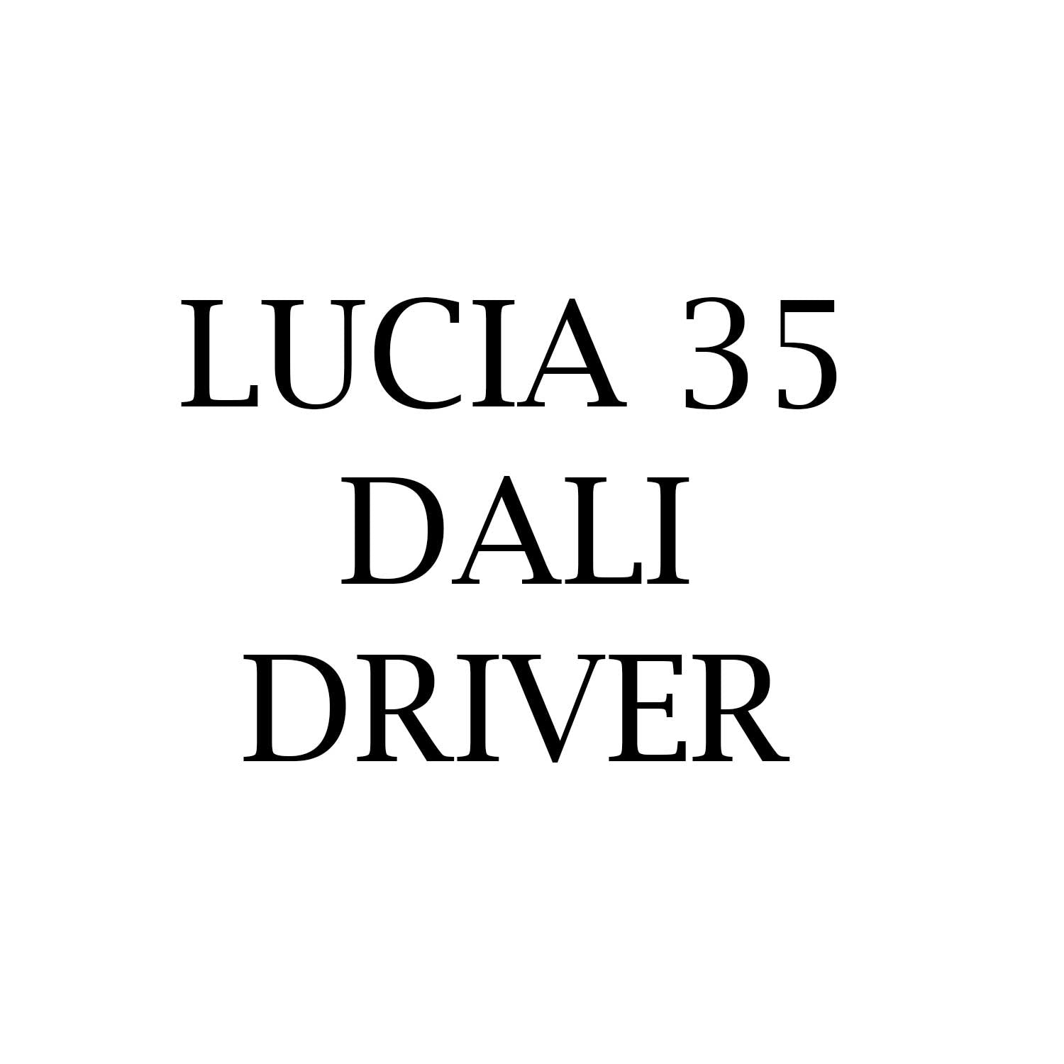 DALI Driver to Lucia
