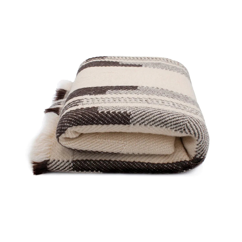 Shevitza Virgin Wool Blanket / Natural
