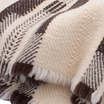 Shevitza Virgin Wool Blanket / Natural