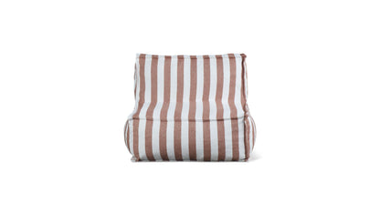Make Waves Outdoor Armless Chair, Tuscan Stripe