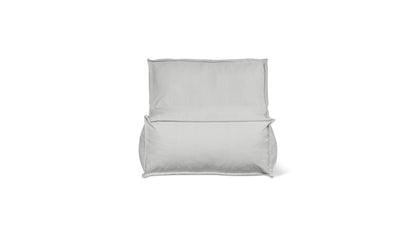 Make Waves Outdoor Armless Chair, Gull