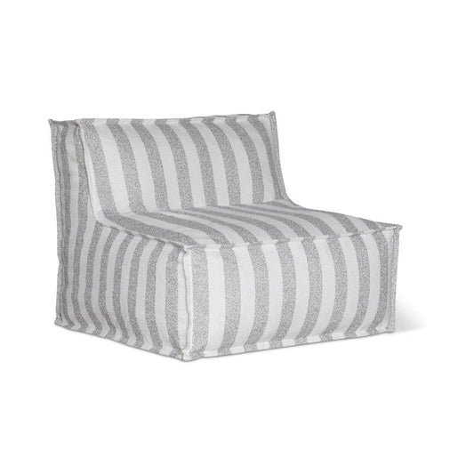 Make Waves Outdoor Armless Chair, Brighton Stripe