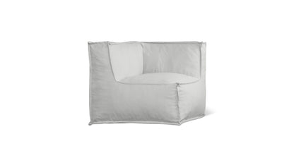 Make Waves Outdoor Corner Chair, Gull