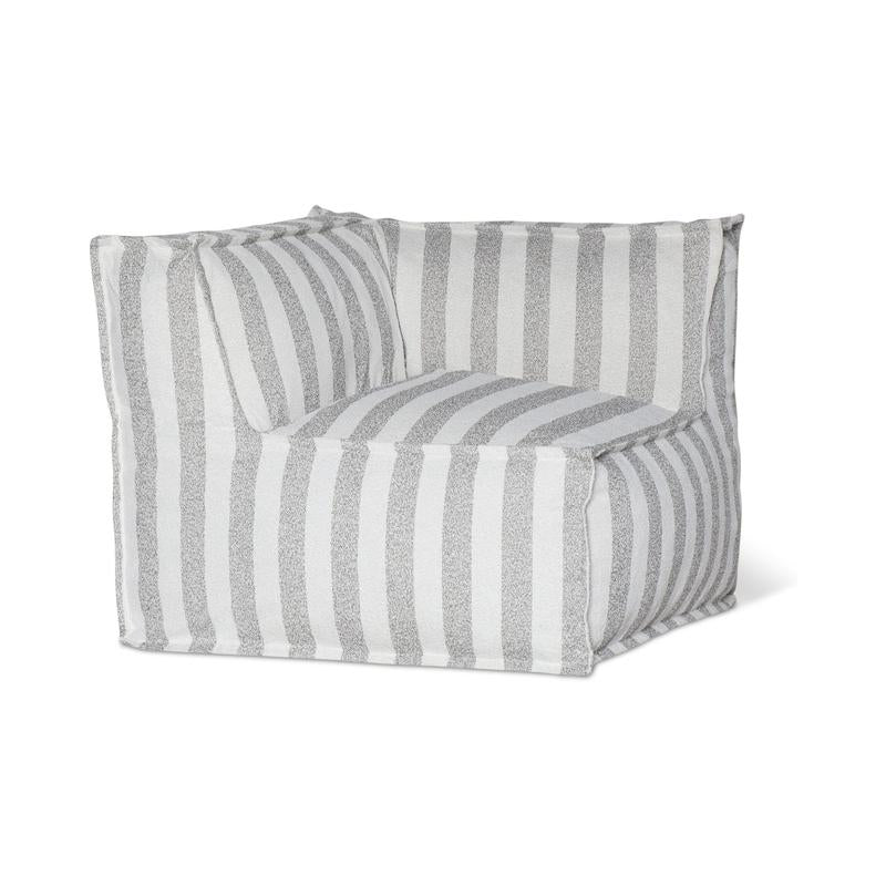 Make Waves Outdoor Corner Chair, Brighton Stripe