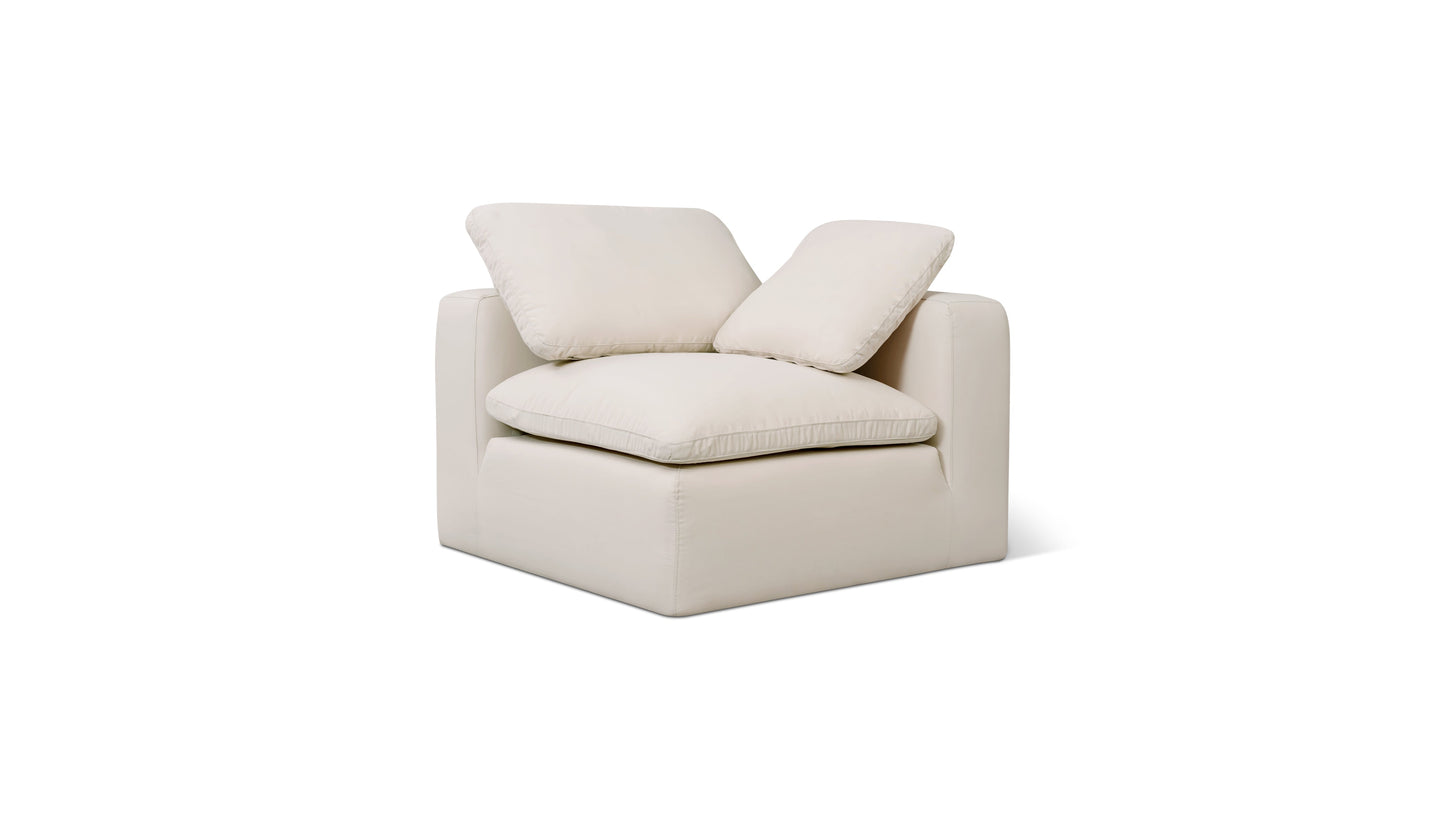 Movie Night™ Outdoor End Chair, Standard, Ivory