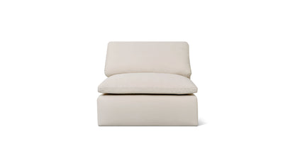 Movie Night™ Outdoor Armless Chair, Standard, Ivory