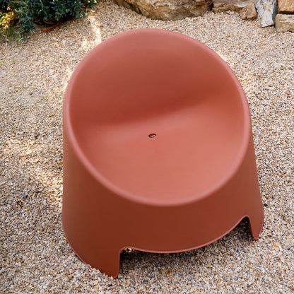Inner Circle Outdoor Lounge Chair (Set of Two), Cinnamon