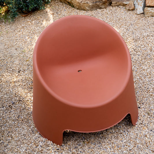 Inner Circle Outdoor Lounge Chair (Set of Two), Cinnamon