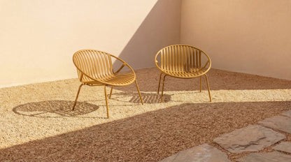 Golden Hour Outdoor Lounge Chair (Set of Two), Lemon