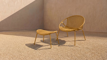 Golden Hour Outdoor Lounge Chair (Set of Two), Lemon