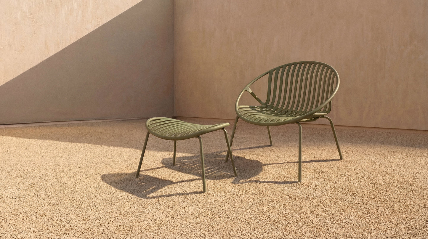 Golden Hour Outdoor Lounge Chair (Set of Two), Matcha