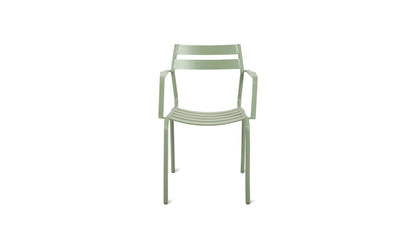 Garden Party Outdoor Dining Chair (Set of Two), Sage