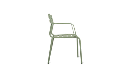 Garden Party Outdoor Dining Chair (Set of Two), Sage