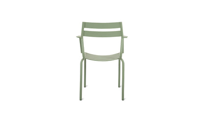 Garden Party Outdoor Dining Chair (Set of Two), Sage