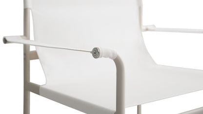 Poolside Outdoor Lounge Chair, Ivory