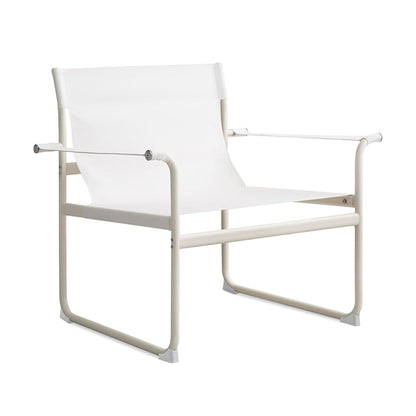 Poolside Outdoor Lounge Chair, Ivory