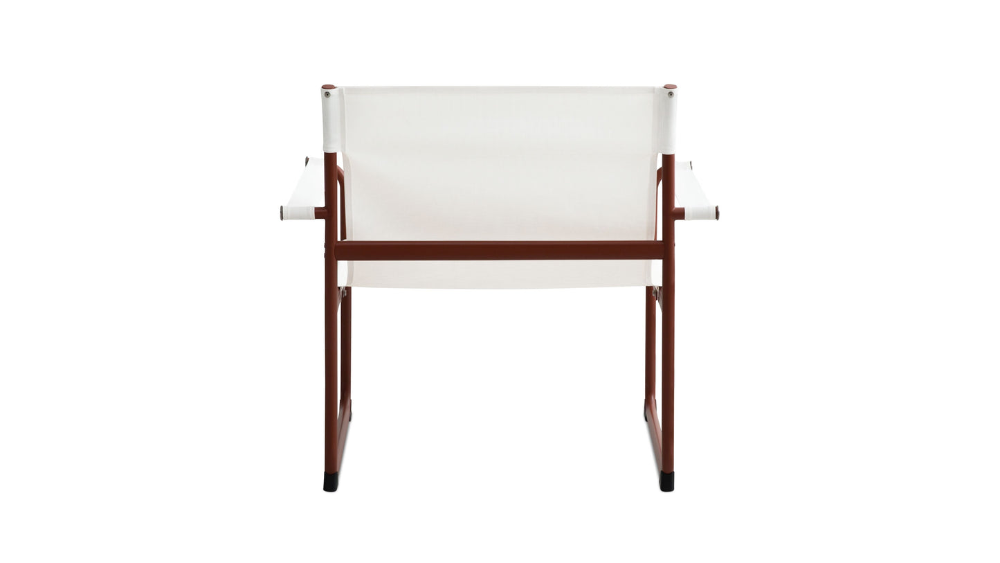 Poolside Outdoor Lounge Chair, Terracotta