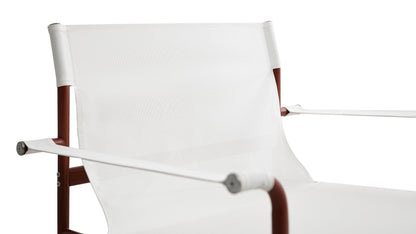 Poolside Outdoor Lounge Chair, Terracotta