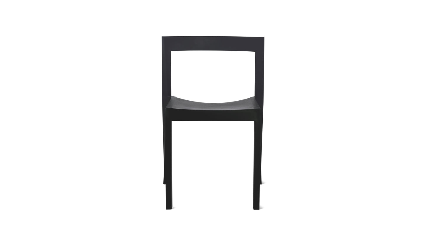 Open Air Outdoor Dining Chair (Set Of Two), Carbon