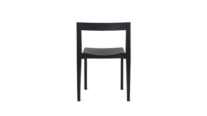 Open Air Outdoor Dining Chair (Set Of Two), Carbon