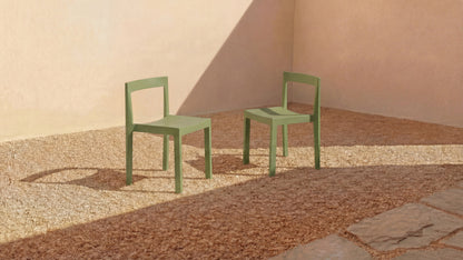 Open Air Outdoor Dining Chair (Set Of Two), Avocado