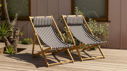 Settle In Outdoor Patio Chair, Large, Black Sand