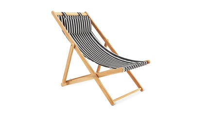 Settle In Outdoor Patio Chair, Large, Black Sand