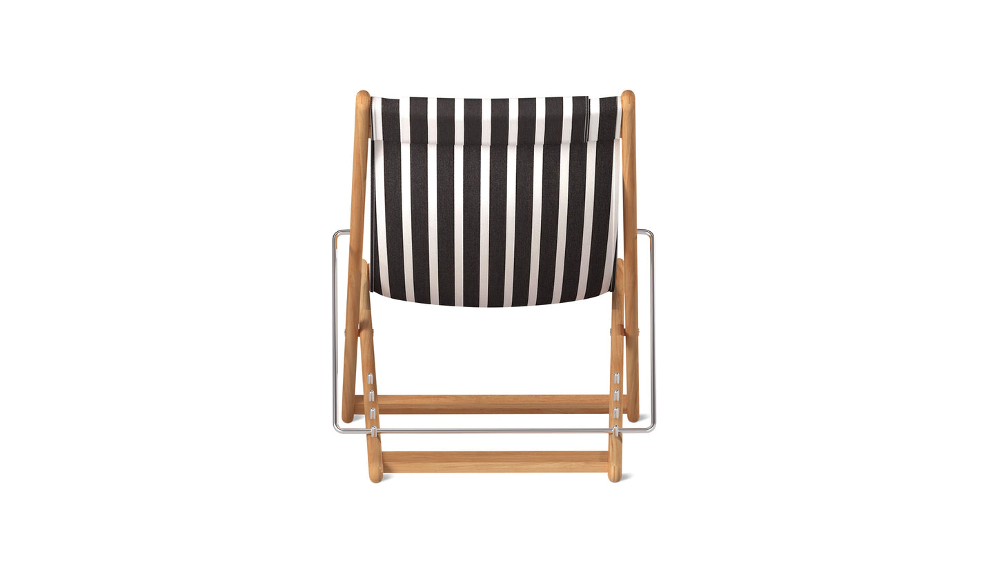 Settle In Outdoor Patio Chair, Small, Black Sand