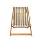 Settle In Outdoor Patio Chair, Small, Tan Stripe