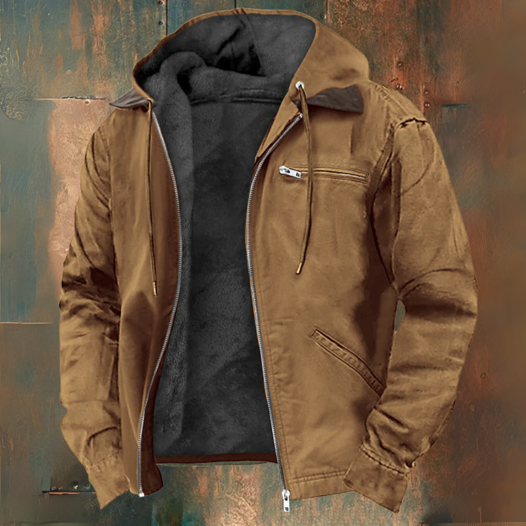 LUCAS™|GIACCA CON CAPPUCCIO ZIP