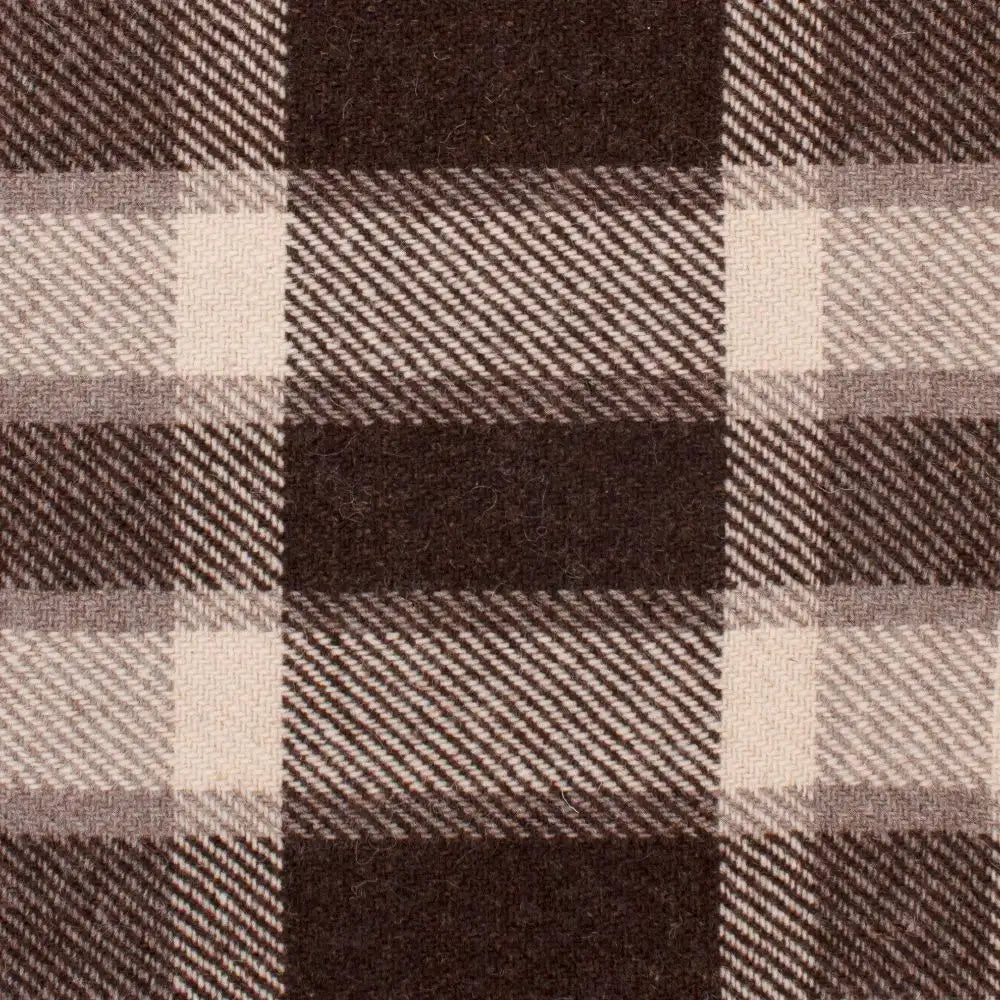 Plaid Virgin Wool Blanket / Style 02