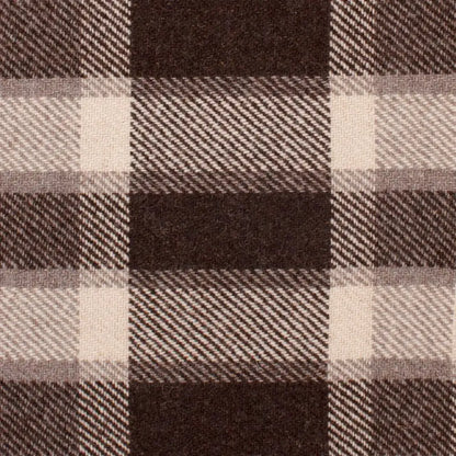 Plaid Virgin Wool Blanket / Style 02