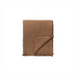 Reu Fringed Cotton Throw / Coffee