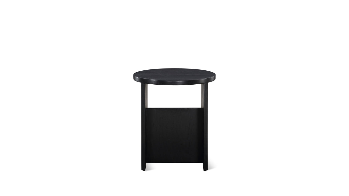 Field Stool, Black Oak