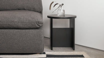 Field Stool, Black Oak