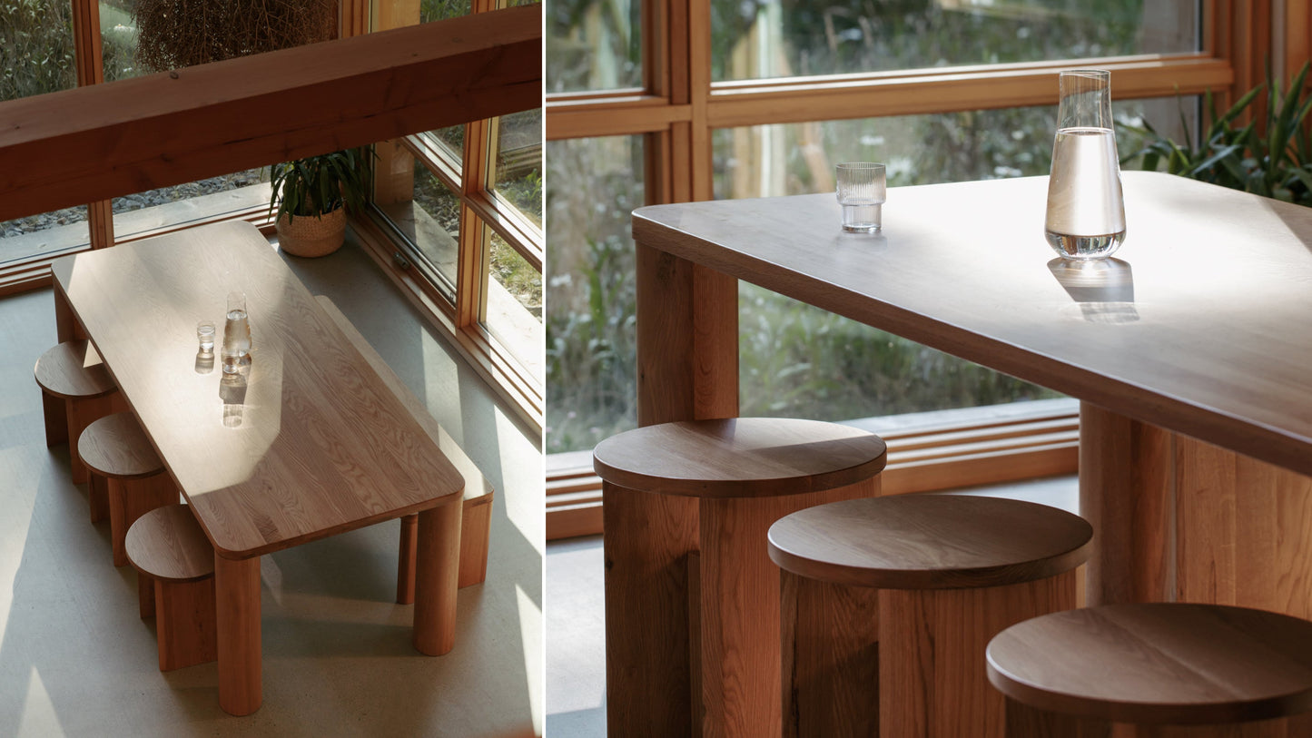 Field Stool, Oak