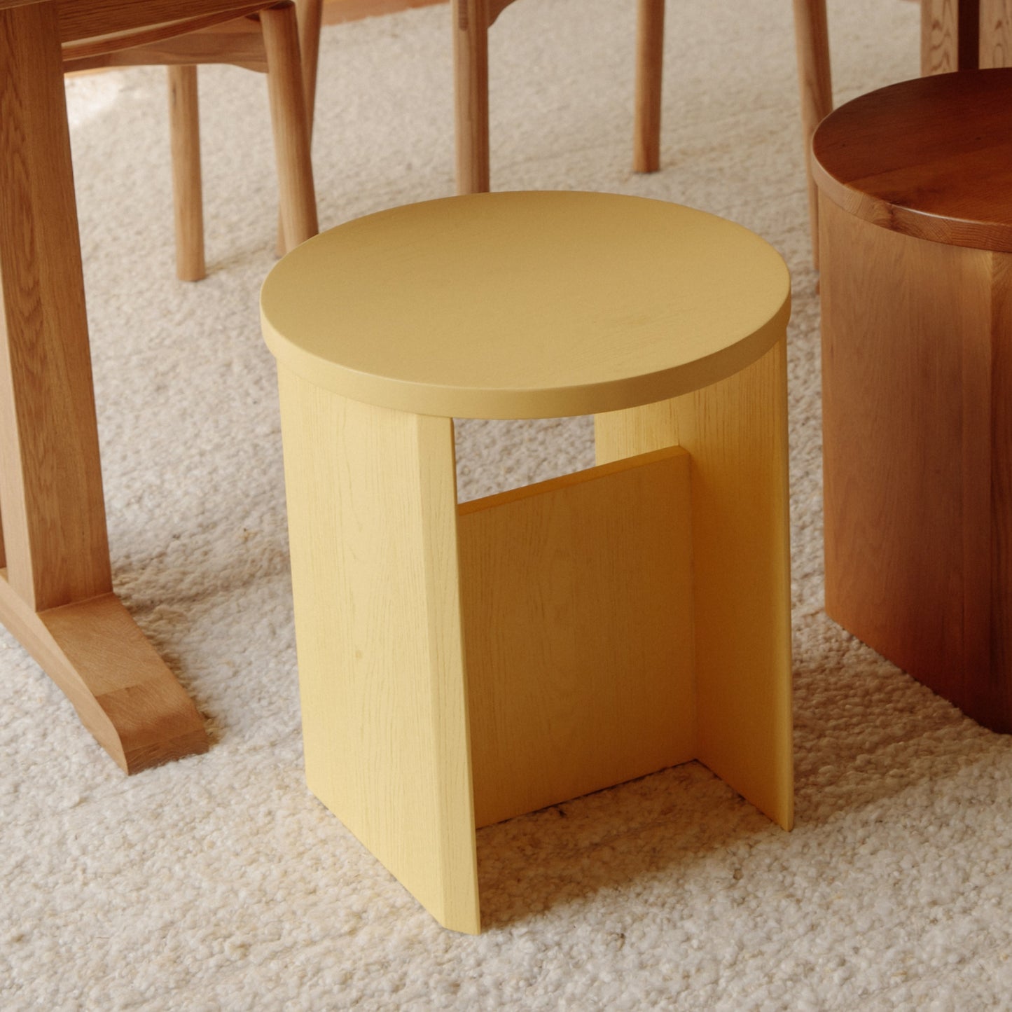 Field Stool, Limited Edition, Lemon
