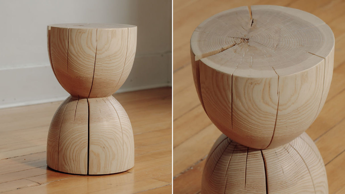 West Coast Stool, Ash