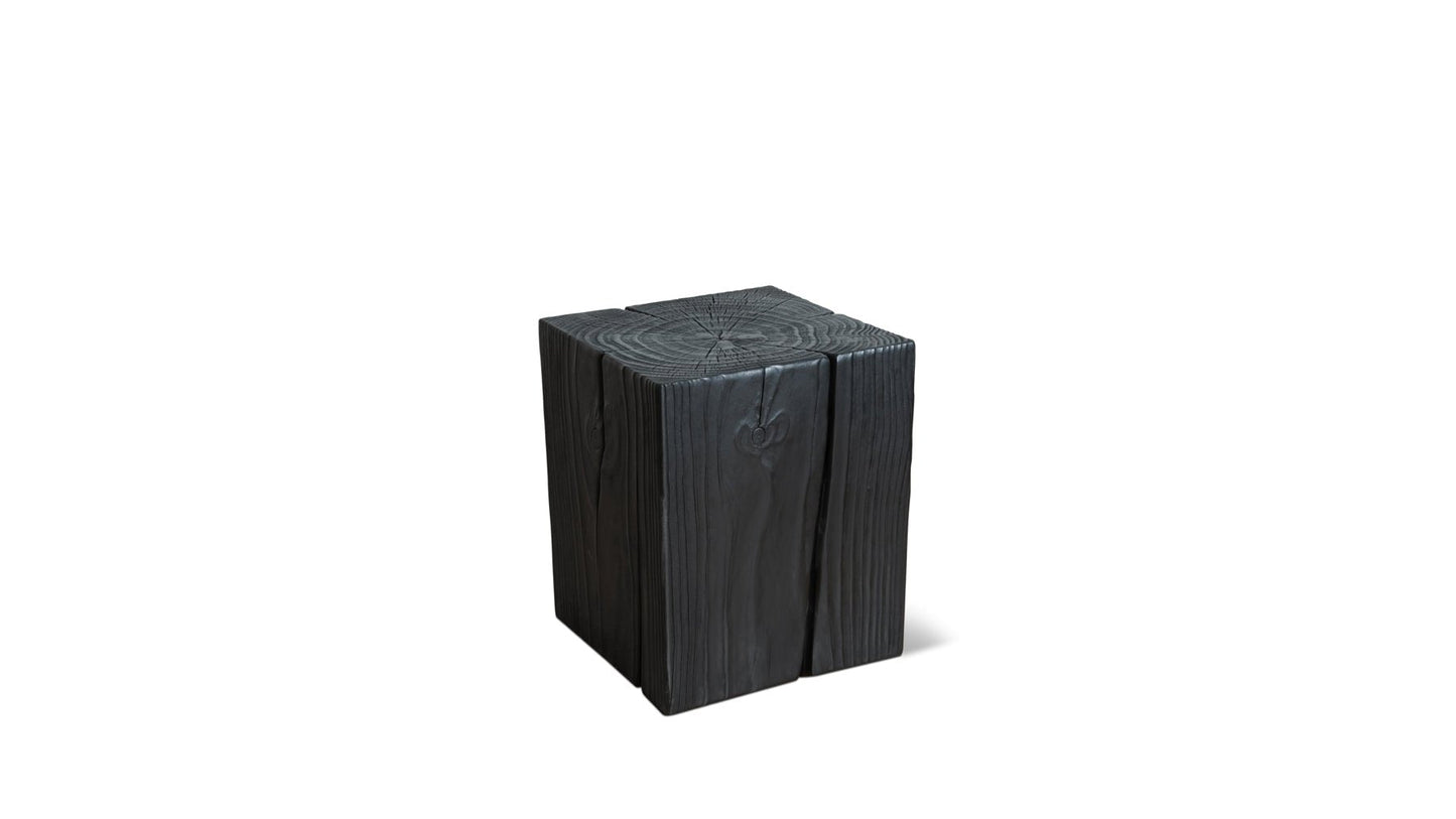 Amalfi Stool, Burned Pine