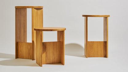 Field Stool, Counter, Oak