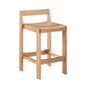 Plane Stool, Counter, Oak