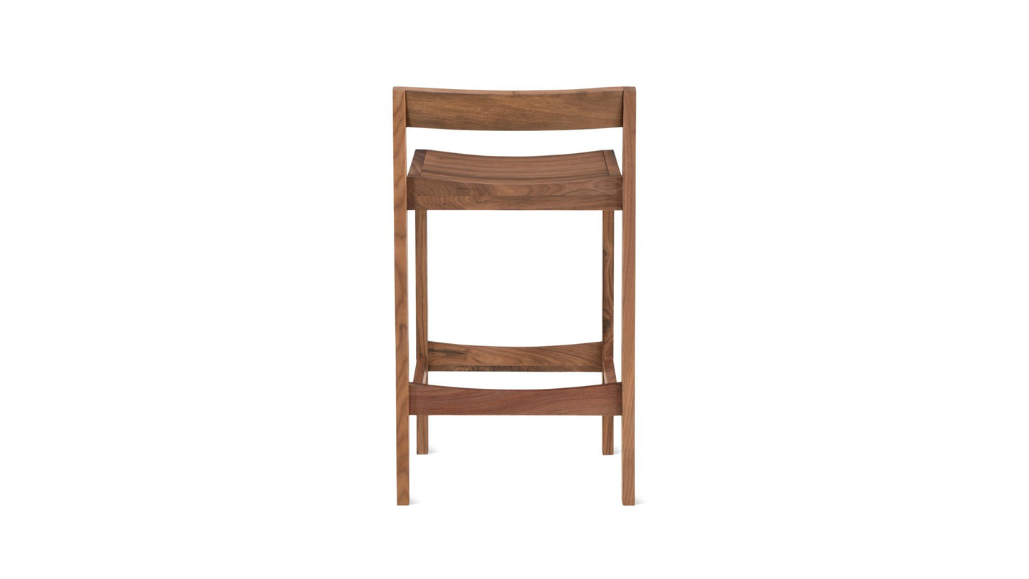 Plane Stool, Counter, American Walnut
