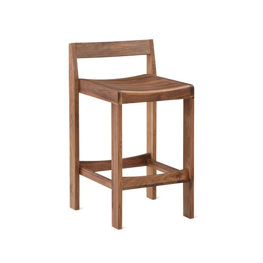 Plane Stool, Counter, American Walnut