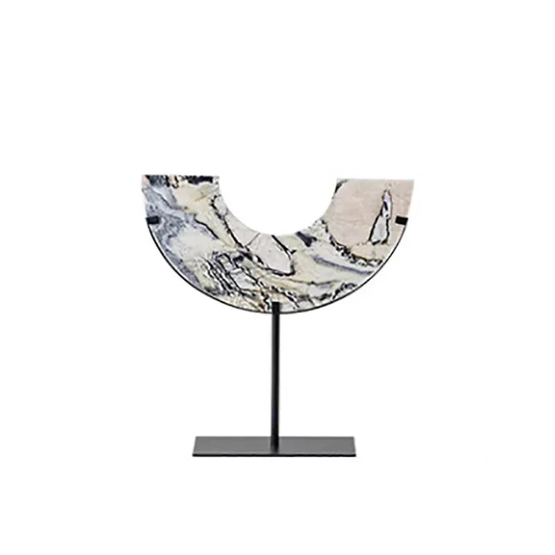 Arched Marble Ornament / Natural