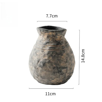Alma Handmade Clay Vase / Stone