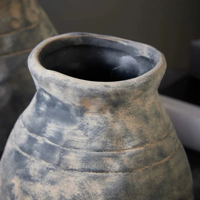 Alma Handmade Clay Vase / Stone